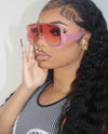 JAZMINE/PINK *Luxury Oversize Rhinestone Encrusted Sunglasses