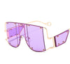 PAPARAZZI *Purple/Gold Oversize Vintage Retro Square Sunglasses