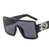 KIRA/BLACK *Luxury Diamond Oversized Sunglasses