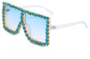 Turquoise-Blue ICE ME OUT Sunglasses