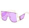 PAPARAZZI *Purple/Gold Oversize Vintage Retro Square Sunglasses