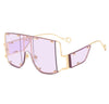 PAPARAZZI *Purple/Gold Oversize Vintage Retro Square Sunglasses