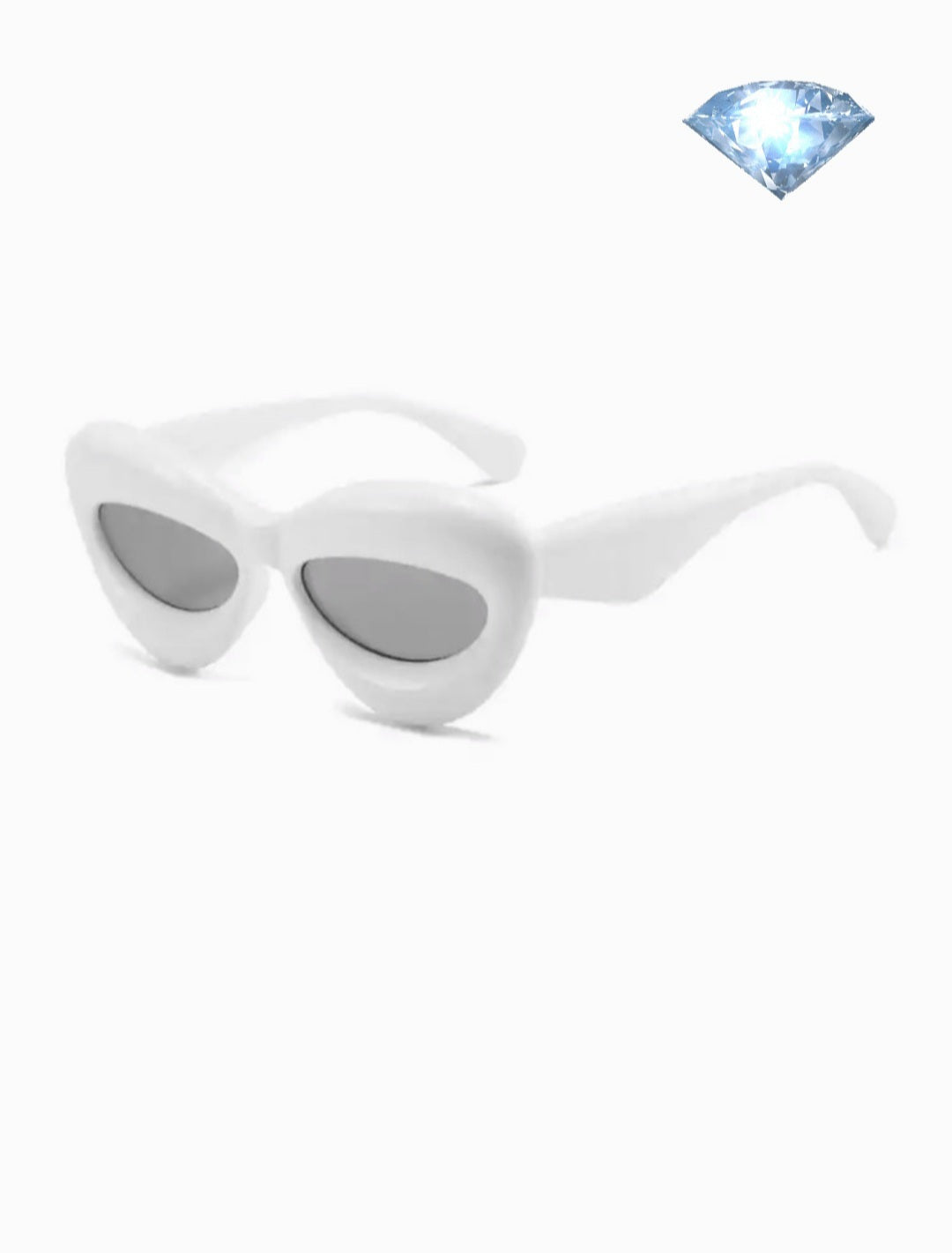 Lollipop Sunglasses (White)